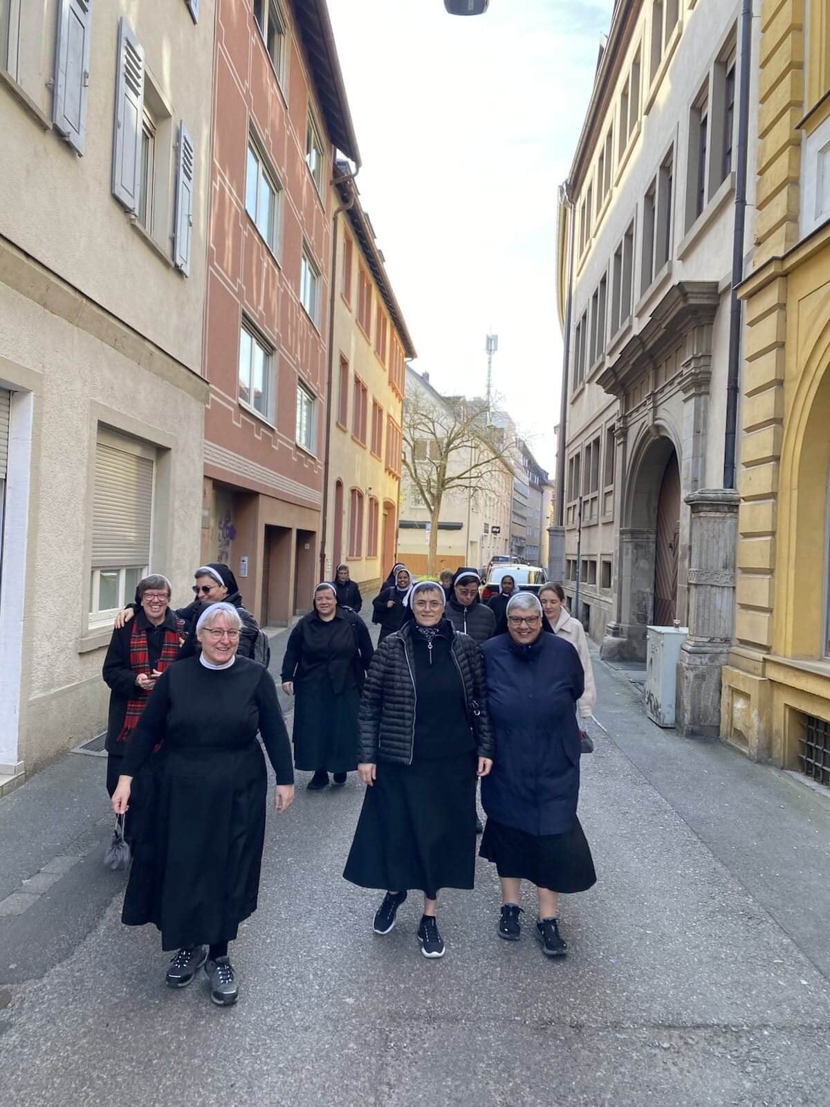 Auf dem Rückweg zum Kloster